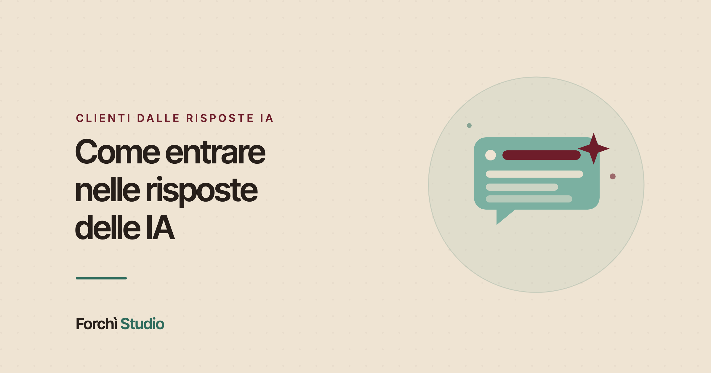 Come far sì che le IA consiglino la tua attività